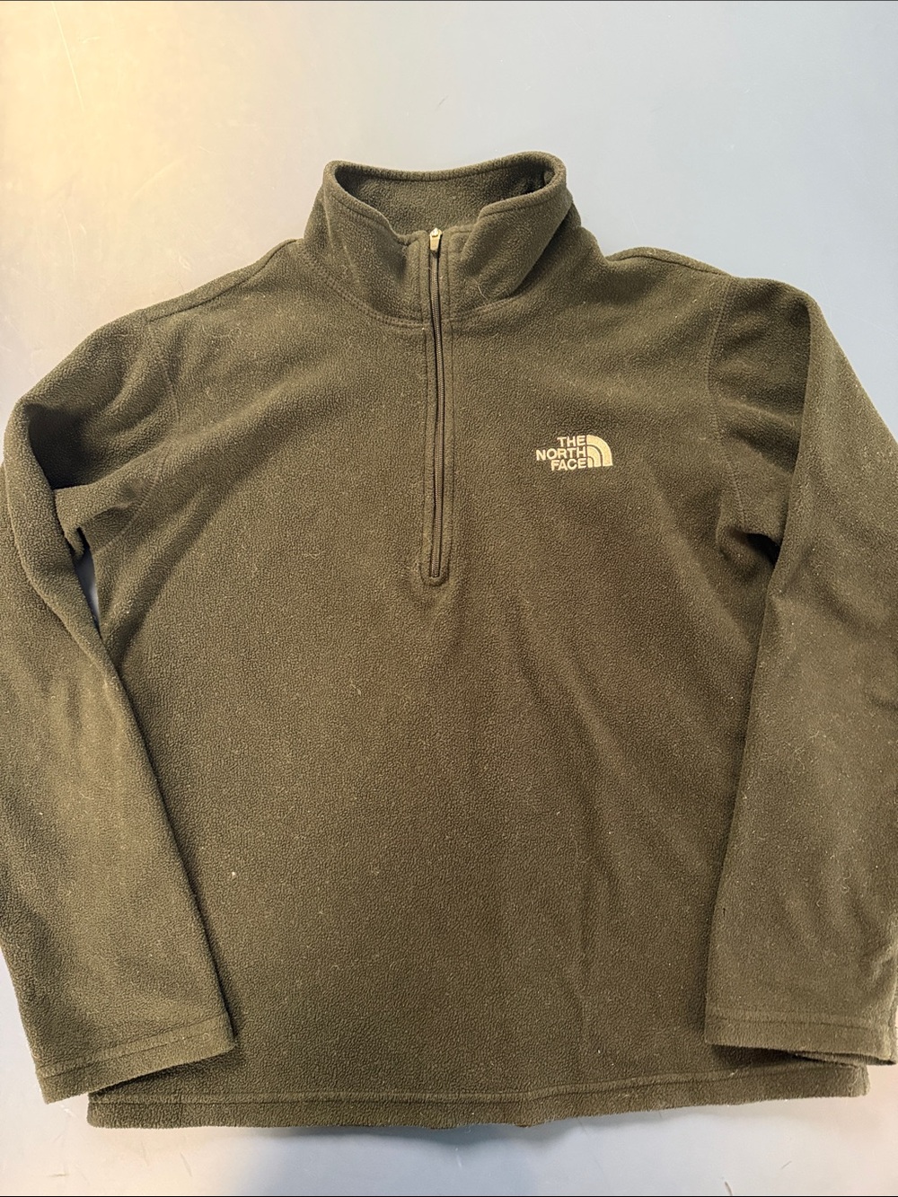 The North Face Black Half-Zip Fleece Pullover Youth Medium